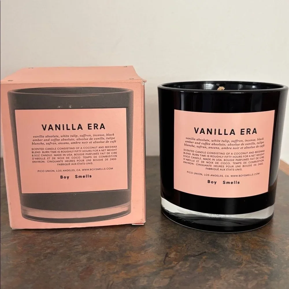 ✨NIB✨ New in Box Boy Smells “Vanilla Era” Candle 8.5oz
